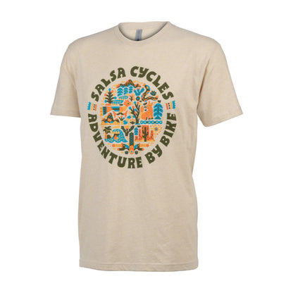 SALSA PLANET WILD MEN'S T-SHIRTS NATURAL メンズ コットンTシャツ