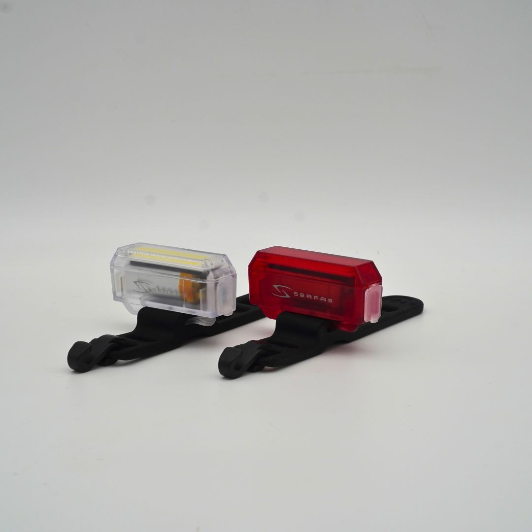 USL-11 / UTL-11 SERFAS ライト フロント セーフティライト 自転車 USB充電 ライト 高視認性 自転車ライト デイライト 自転車 軽量 フロントライト シリコンバンド ライト