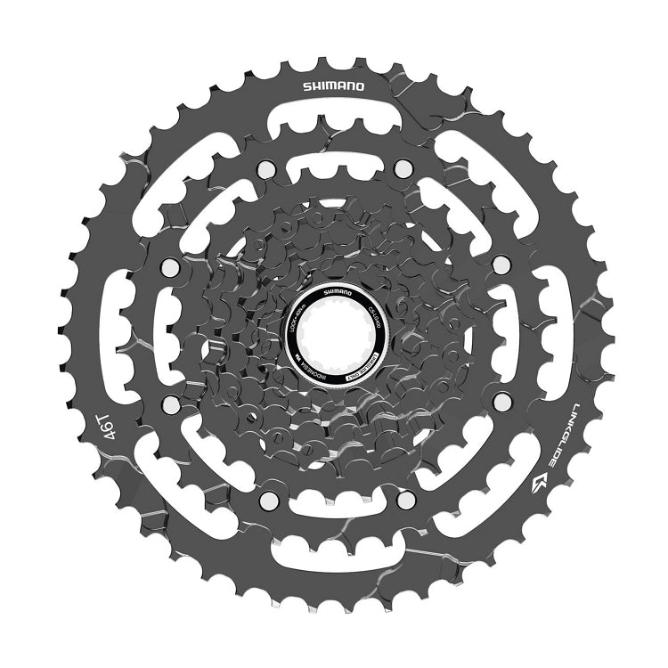 SHIMANO CS-LG400-9 11-46T LINKGLIDE 9速カセットスプロケット