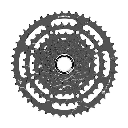 SHIMANO CS-LG400-9 11-46T LINKGLIDE 9速カセットスプロケット