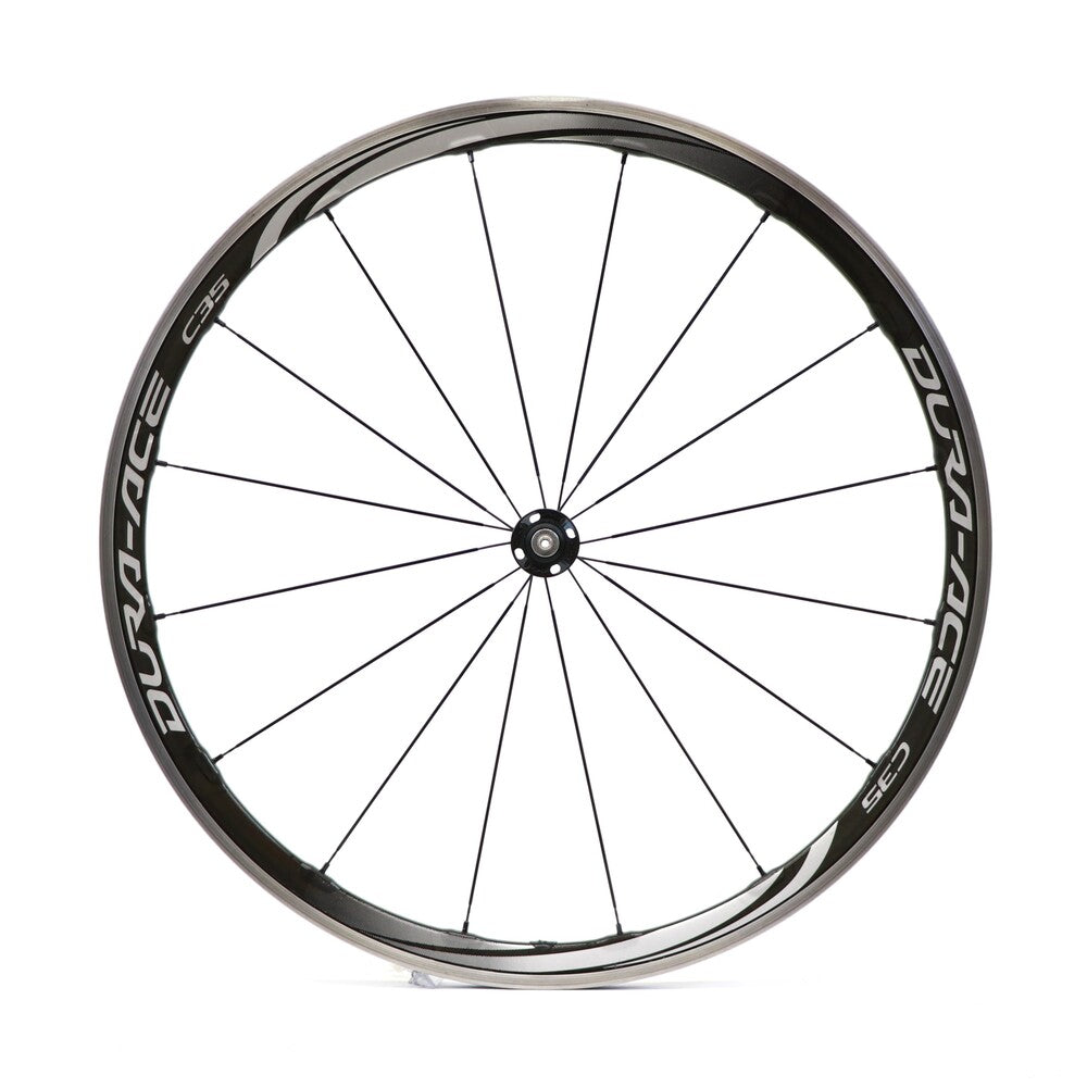 【中古】DURA-ACE WH-9000-C35-CL FRホイールセット