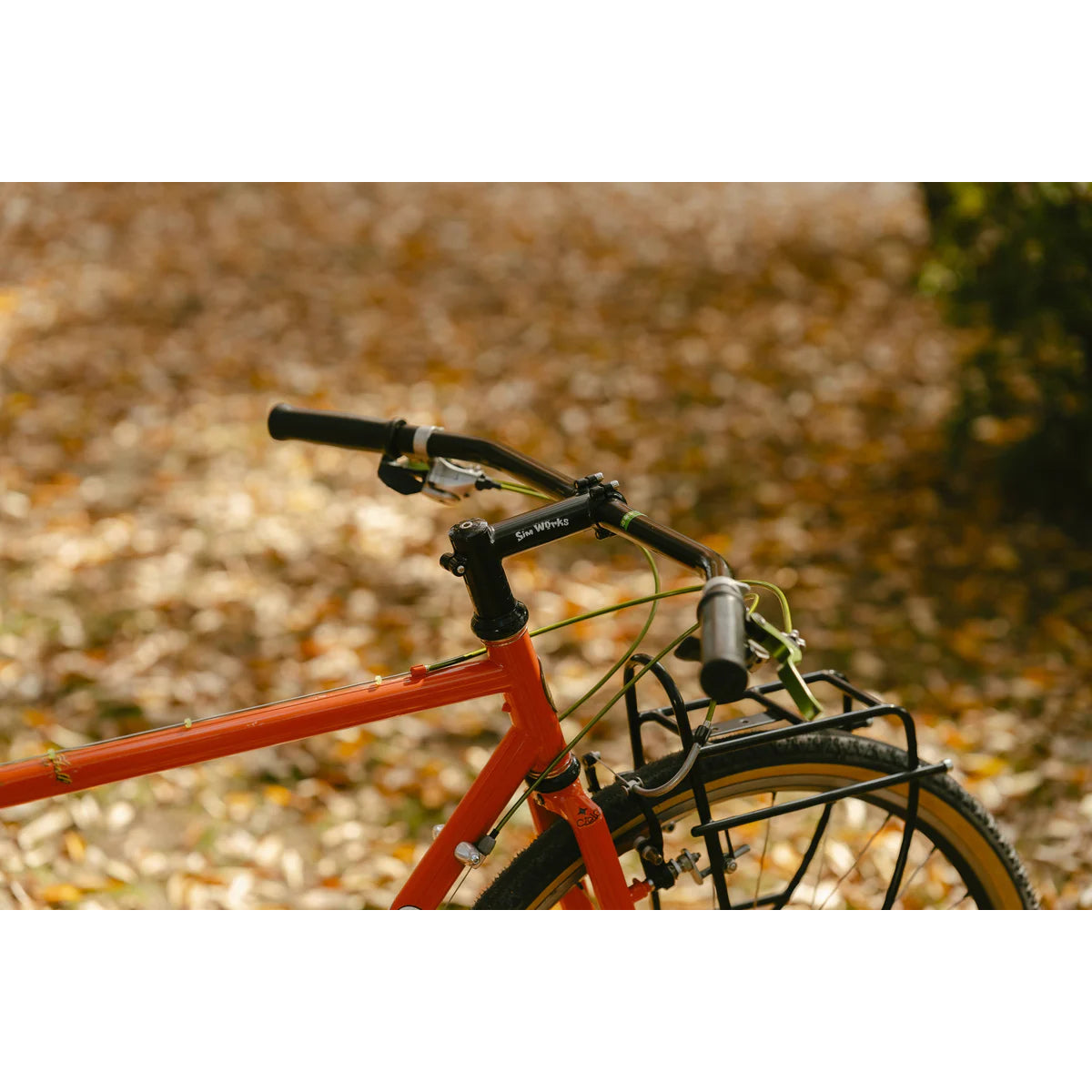 Big Little Nick CrMo Bar SimWorks ハンドルバー クロモリ フラットバー バックスイープバー クルーザーハンドル アドベンチャーバイク ハンドル NITTO ハンドル カスタムハンドルバー