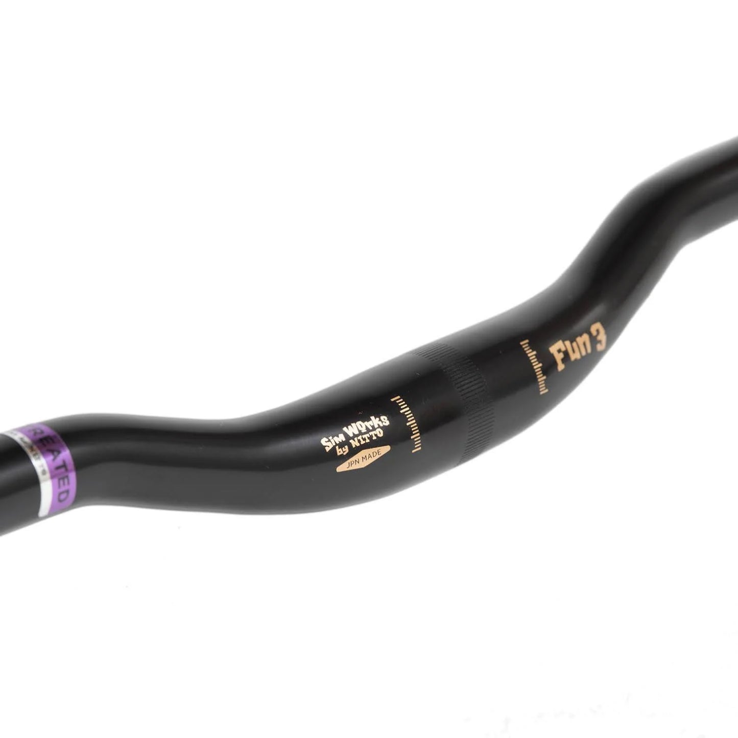 【SIM WORKS by NITTO】Fun 3 Bar SimWorks ハンドルバー ATBハンドル フラットバー クランプ径31.8 ハンドルカスタム 自転車 ツーリングバー 日本製ハンドルバー グラベルバイク カスタムパーツ