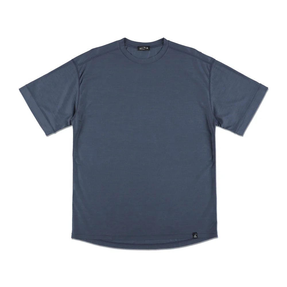 STATIC RAW S/S ウール100%メリノウールショートスリーブTシャツ
