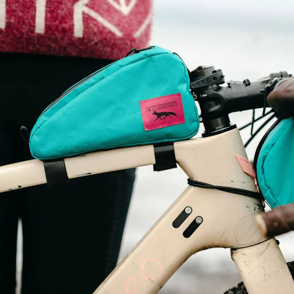 moxie top tube bag（ecopak） SWIFT INDUSTRIES スウィフトインダストリーズ MOXIE TOP TUBE BAG トップチューブバッグ 自転車アクセサリーポーチ ECOPAK バッグ バイクパッキングバッグ コンパクト自転車バッグ