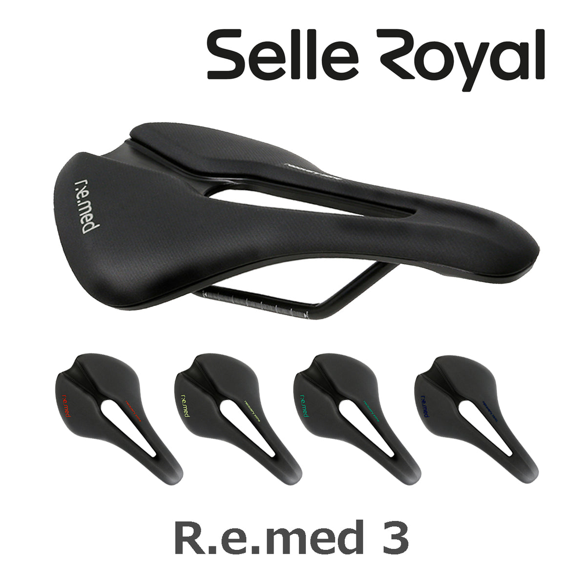 SELLE ROYAL R.e.med 3 ショートノーズスポーツサドル