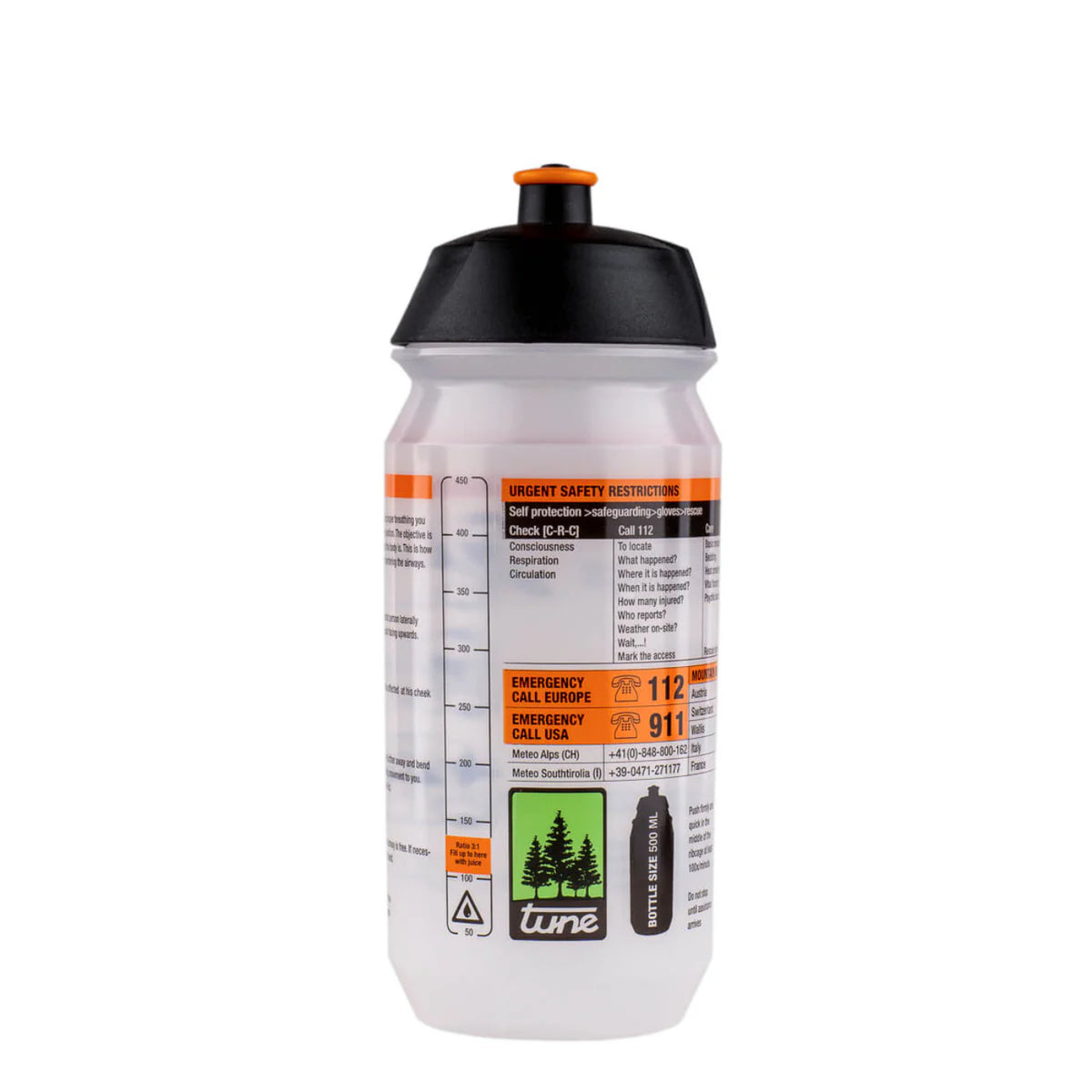TUNE Emergency Bottle 応急処置ガイド付きウォーターボトル