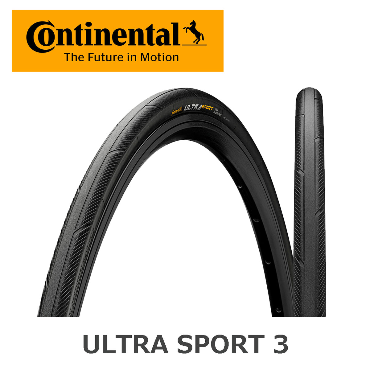 Continental ULTRA SPORT 3 ロードバイク用タイヤ ブラック