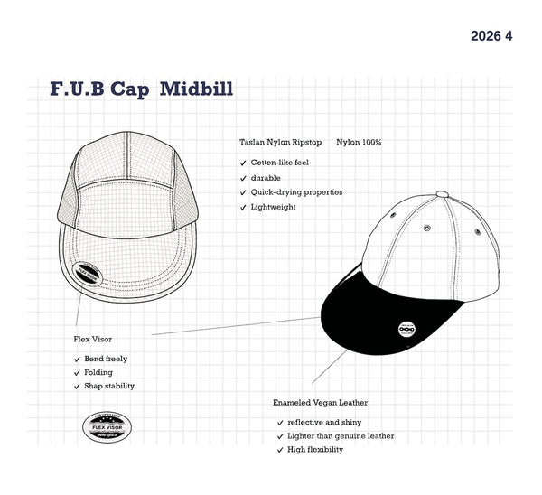 F.U.B Cap Midbill col.Navy