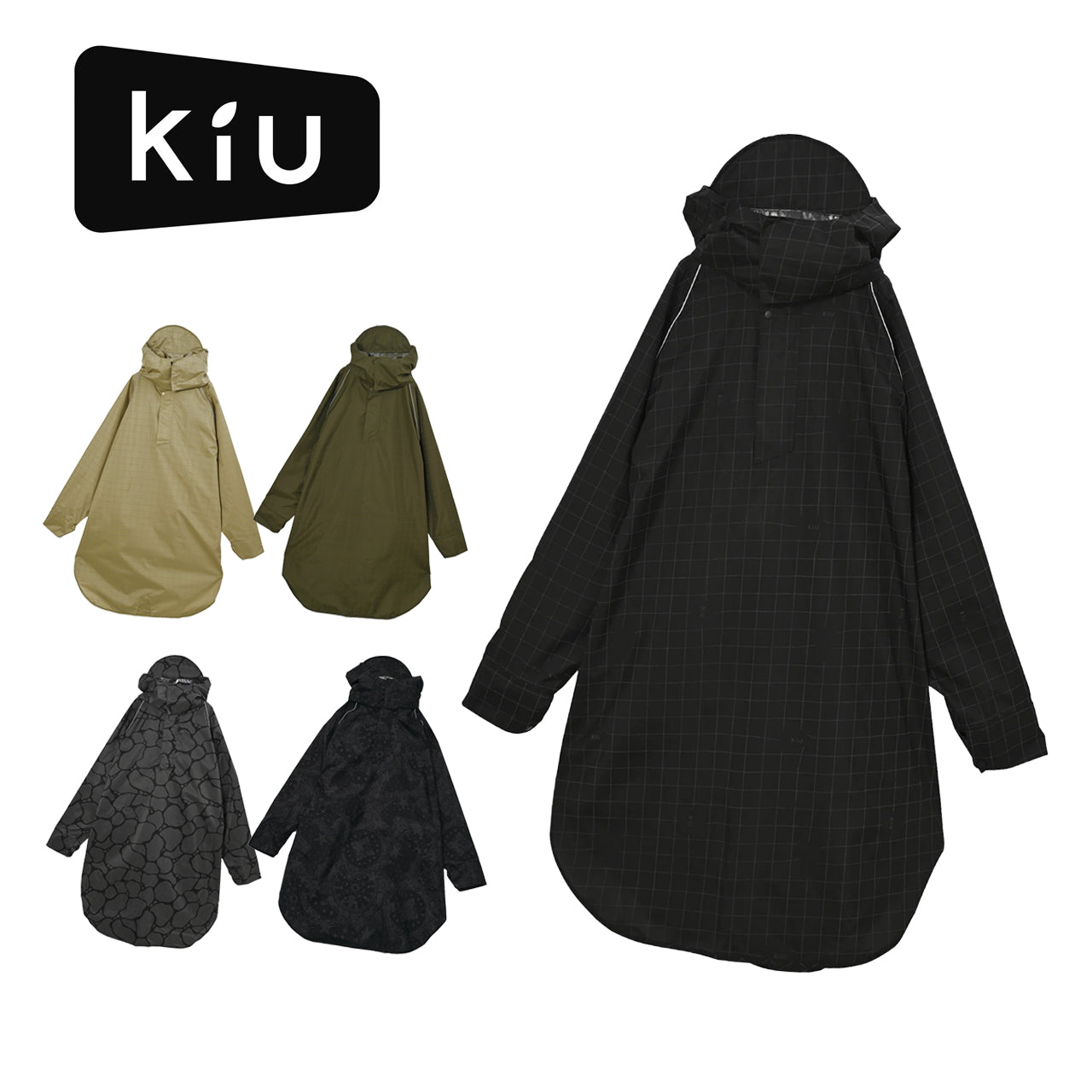 KiU VIS BICYCLE RAINPONCHO K407｜視界と安全性を高める自転車専用