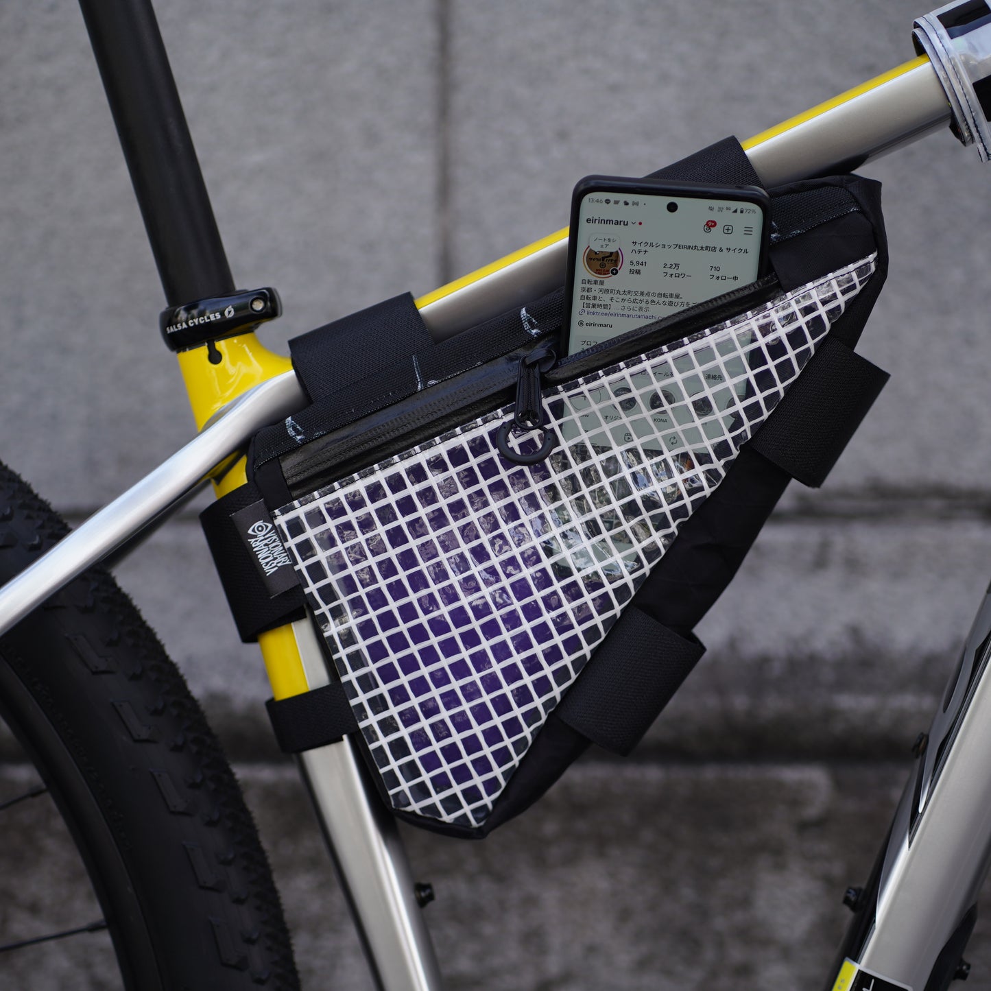 Translucent Bag S VISIONARY ビジョナリー フレームバッグ トランスルーセントバッグ 防水バッグ 自転車アクセサリー サイクルギア