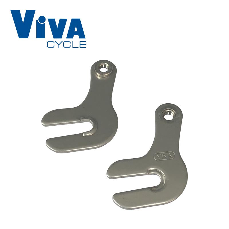 QUICK END ADAPTER（REAR） ViVA エンドアダプター クイック用 後付けダボ フェンダー取付 アダプター ラック取付 ダボ追加 自転車 ダボなし 対応 ステンレス エンド金具 日本製 自転車パーツ