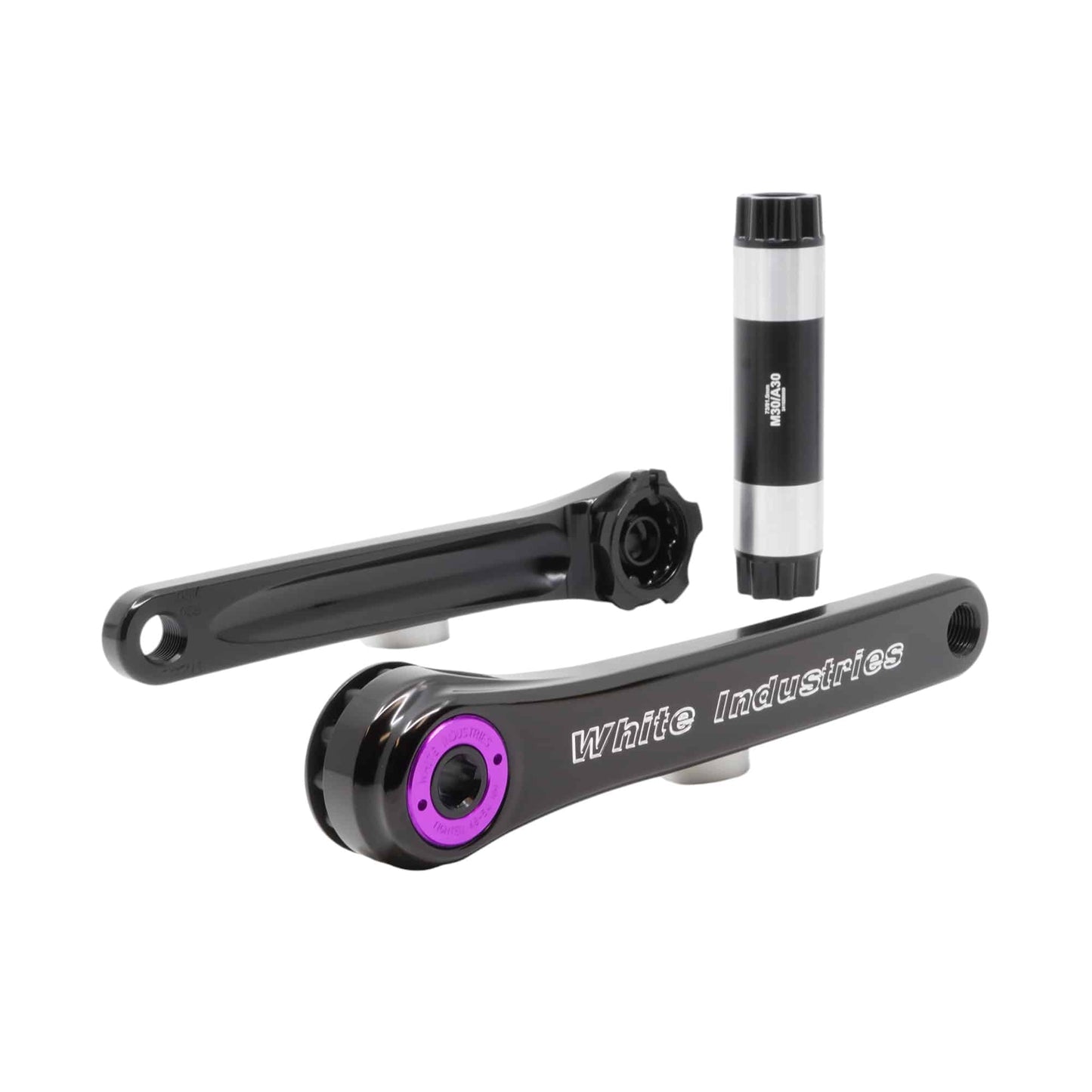 MR30 CRANK SET A30 White Industries A30 MR30 クランクセット 30mm スピンドル クランク グラベルバイク クランク 73mm BB クランク互換 カスタムフレーム クランク M30 R30 比較