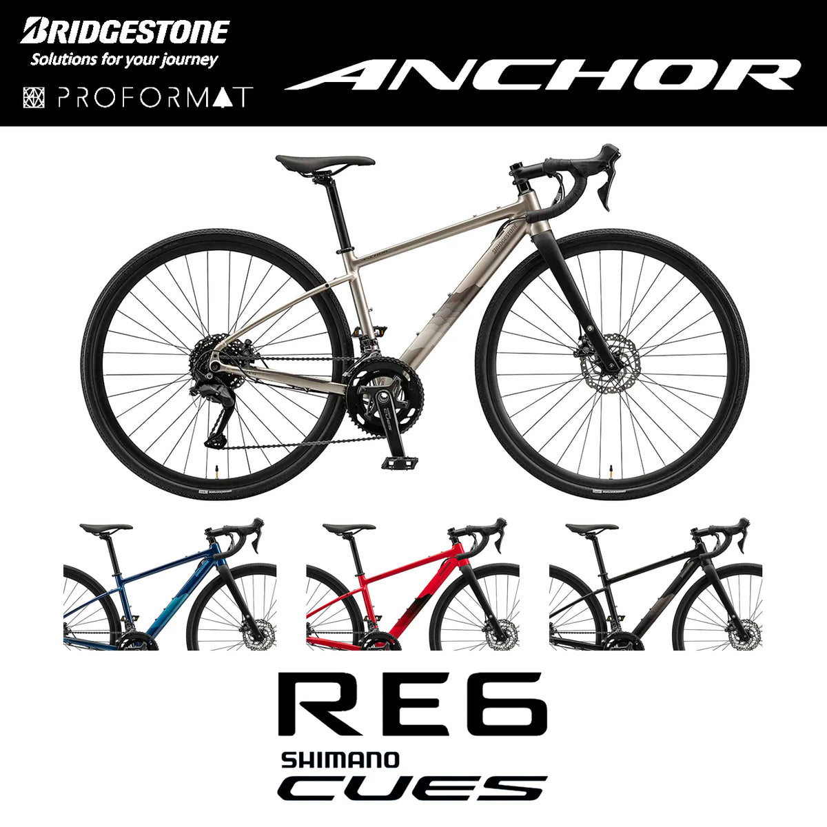 BRIDGESTONE ANCHOR RE6 CUES オールロードバイク