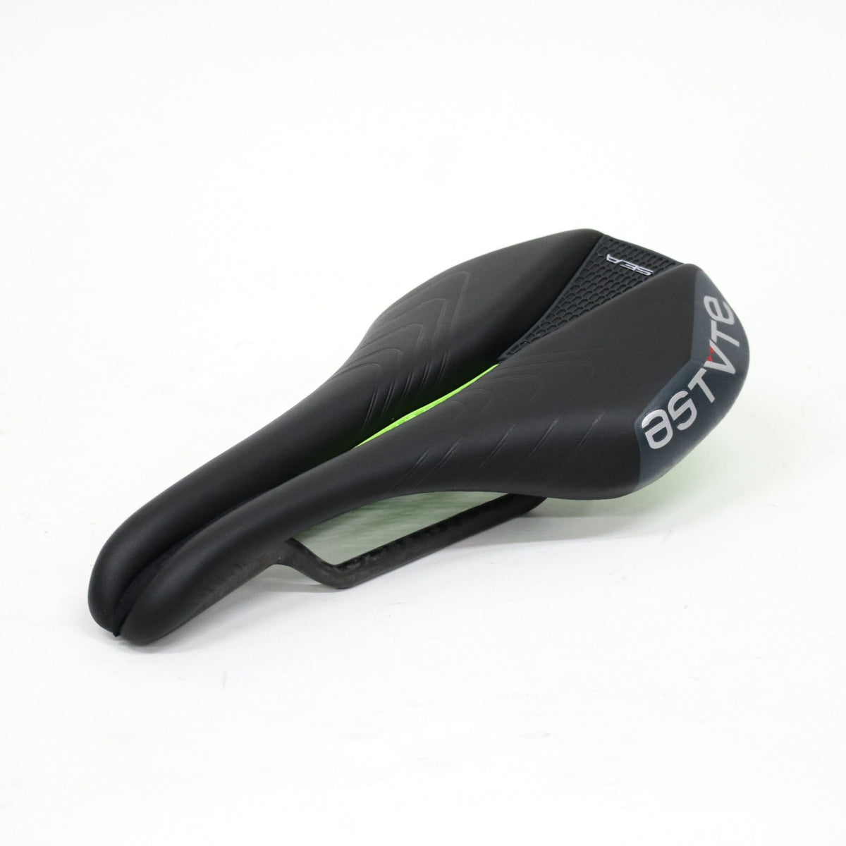 ASTVTE SEALITE-VT ライム トライアスロン用カーボンレールサドル 未使用中古