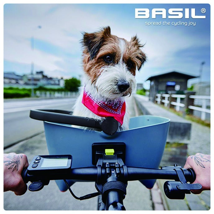 バディー ドッグフロントバスケット（KLICKFIX） ペット用自転車バスケット 犬用前カゴ 自転車ペットキャリア KLICKfix対応バスケット ペットとサイクリング 小型犬対応バスケット eバイク対応アクセサリー
