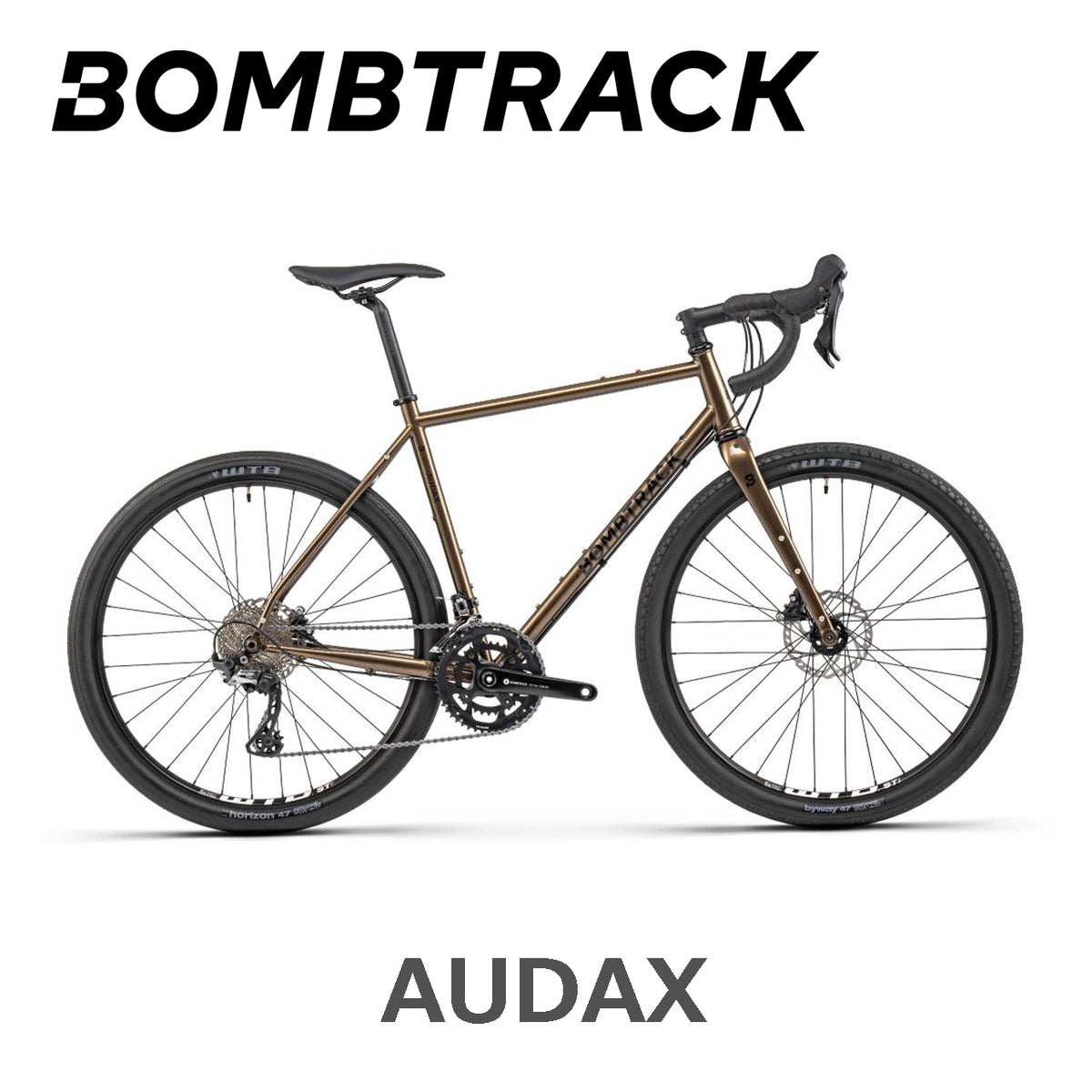 BOMBTRACK AUDAX クロモリオールロードバイク メタリックダークブラウン