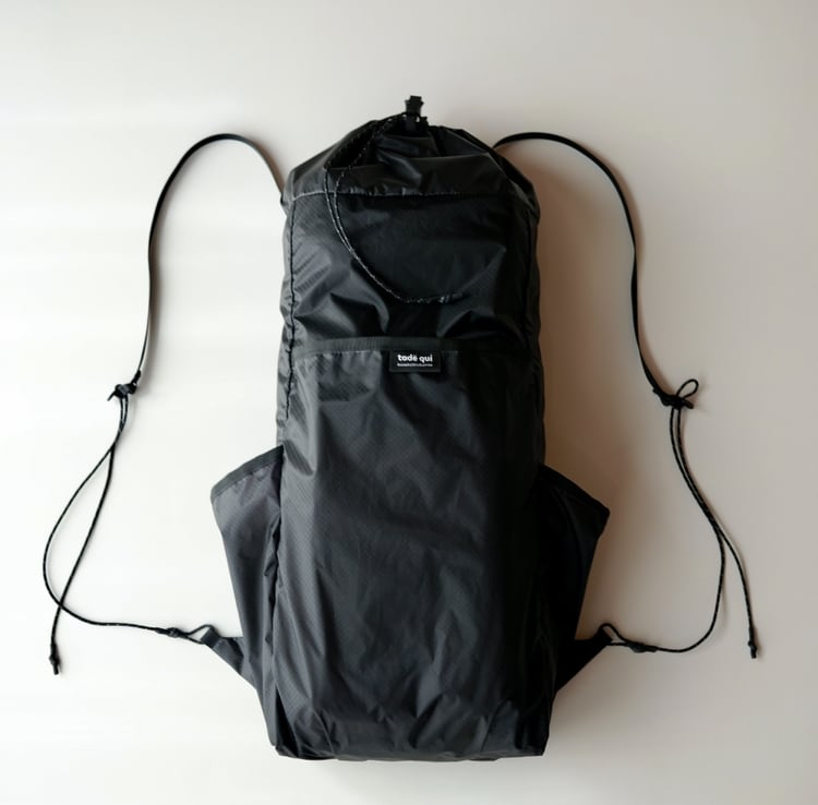 tade qui bring back pack CORDURA 30D ripstop パッカブルバックパック