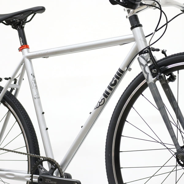 Tutto Plus silver bootleg（original custom bike｜Cues 9S）