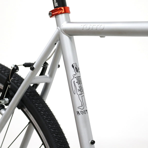 Tutto Plus silver bootleg（original custom bike｜Cues 9S）