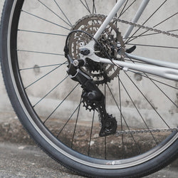 Tutto Plus silver bootleg（original custom bike｜Cues 9S） PHOTO COLLECTION