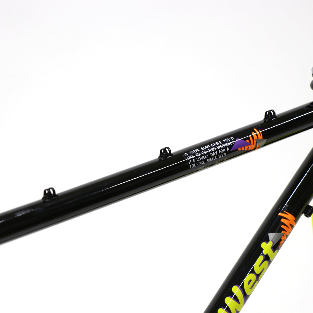 【デッドストック】Clash West OLD MTB 90’s Style フレーム（400 26inch BLACK×YELLOW）