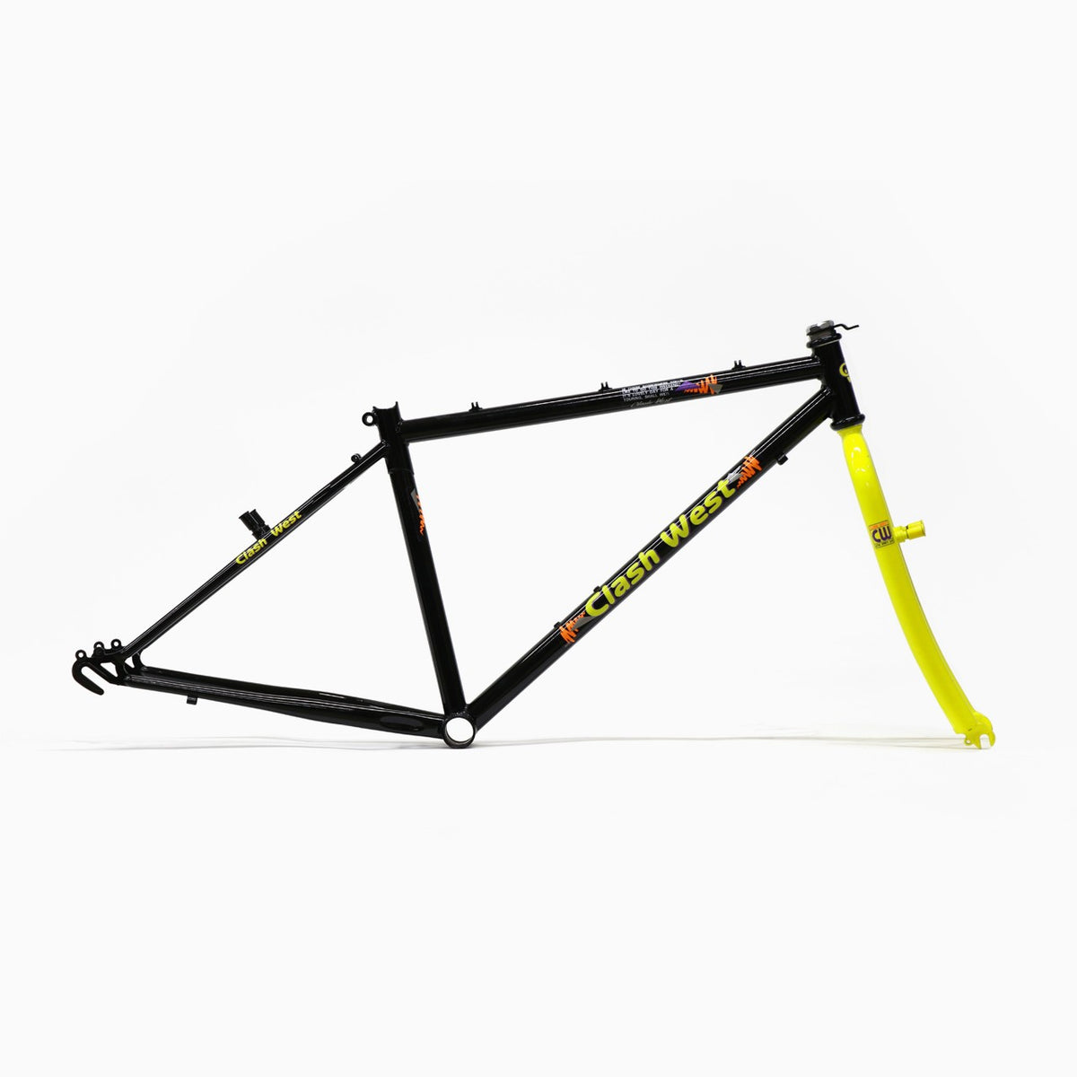 【デッドストック】Clash West OLD MTB 90’s Style フレーム（400 26inch BLACK×YELLOW）