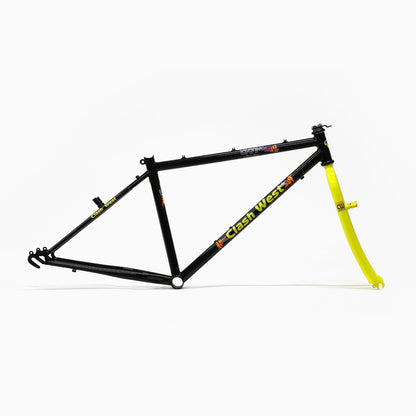 【デッドストック】Clash West OLD MTB 90’s Style フレーム（400 26inch BLACK×YELLOW）