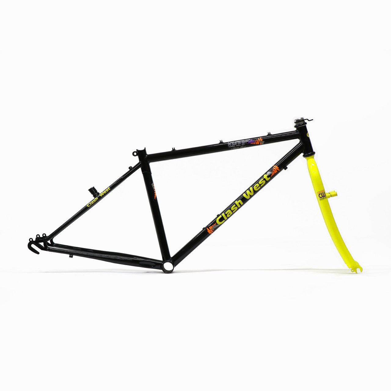 Unknown Brand｜90's OLD MTB フレーム｜ブラック×イエローが映える