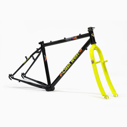 【デッドストック】Clash West OLD MTB 90’s Style フレーム（400 26inch BLACK×YELLOW）