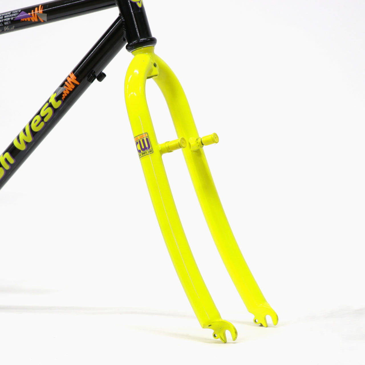 【デッドストック】Clash West OLD MTB 90’s Style フレーム（400 26inch BLACK×YELLOW）