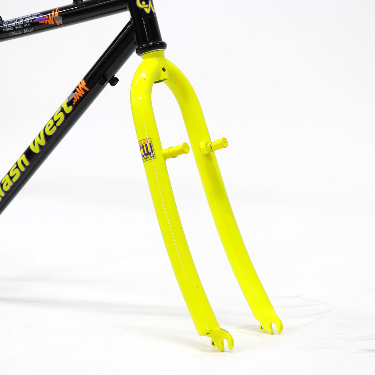 【デッドストック】Clash West OLD MTB 90’s Style フレーム（400 26inch BLACK×YELLOW）