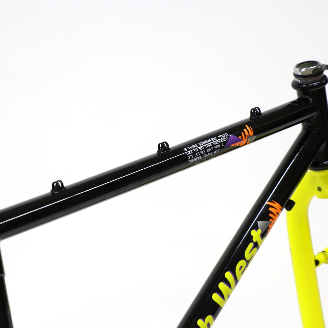 【デッドストック】Clash West OLD MTB 90’s Style フレーム（400 26inch BLACK×YELLOW）