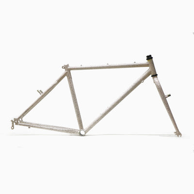 【デッドストック】OLD MTB 90’s Style フレーム（Unknown Brand｜450 26inch SPLASH WHITE×BLACK）