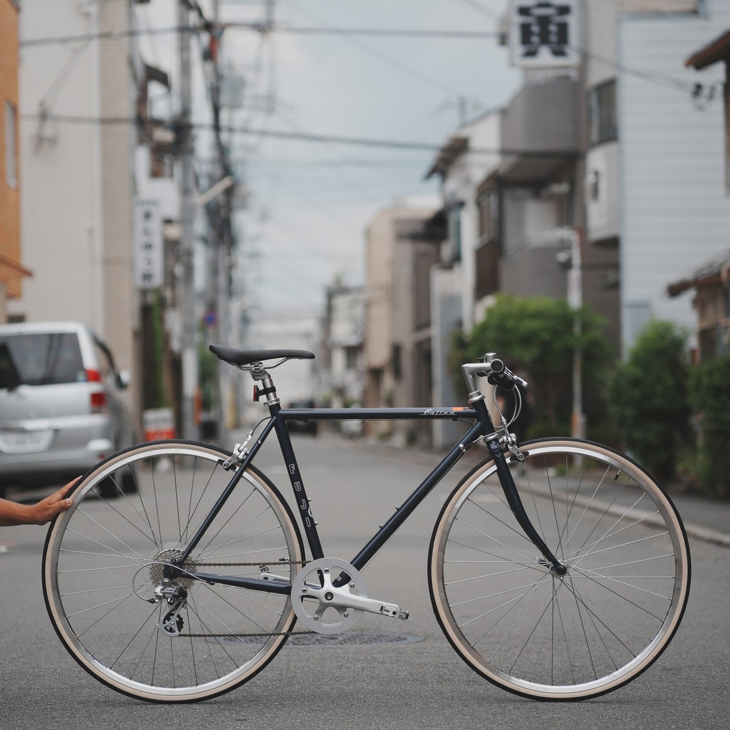 【2025年モデル】BALLAD フジ クロモリバイク フジ フラットバーロード アーバンバイク クラシック 自転車 街乗り クロモリバイク 女性向け 自転車 おしゃれ クロモリバイク