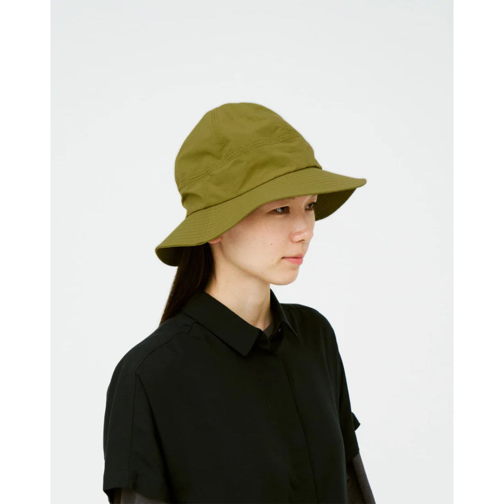 Pass Banner Hat パッカブルハット 撥水ハット リサイクルナイロン帽子 halo commodity ハット アウトドアハット サコッシュ付きハット 軽量ハット