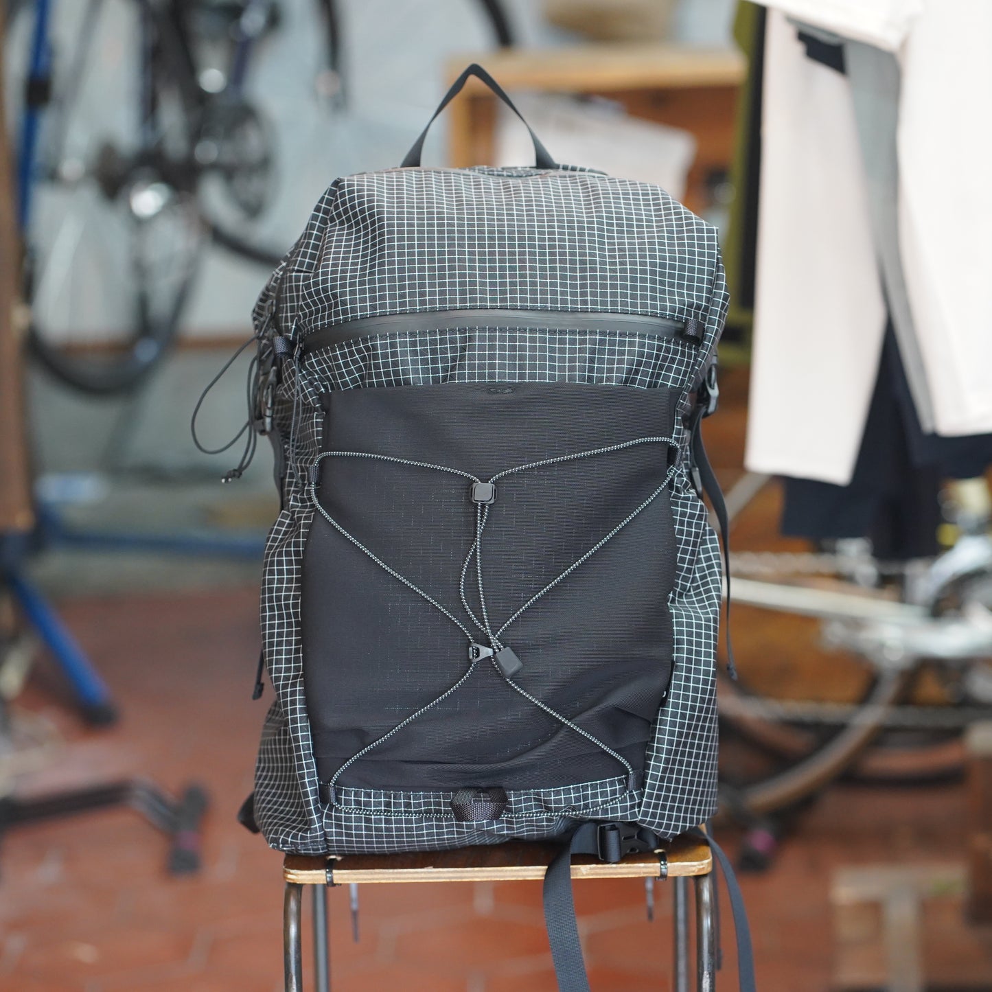 PUFF ツヌーガ バックパック アタックザック 軽量ザック デイハイクパック 登山用サブザック フロントメッシュポケット トレッキングギア