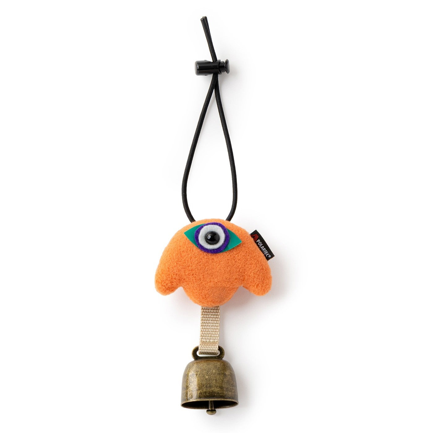 【narifuri × WONDER WORKS】消音できる熊鈴 「鈴モン」＜ポーラ族＞（NFPI-03） narifuri WONDER WORKS 鈴モン 熊鈴 キーホルダー サイクルアクセサリー リフレクターモンスターズ POLARTEC フリース