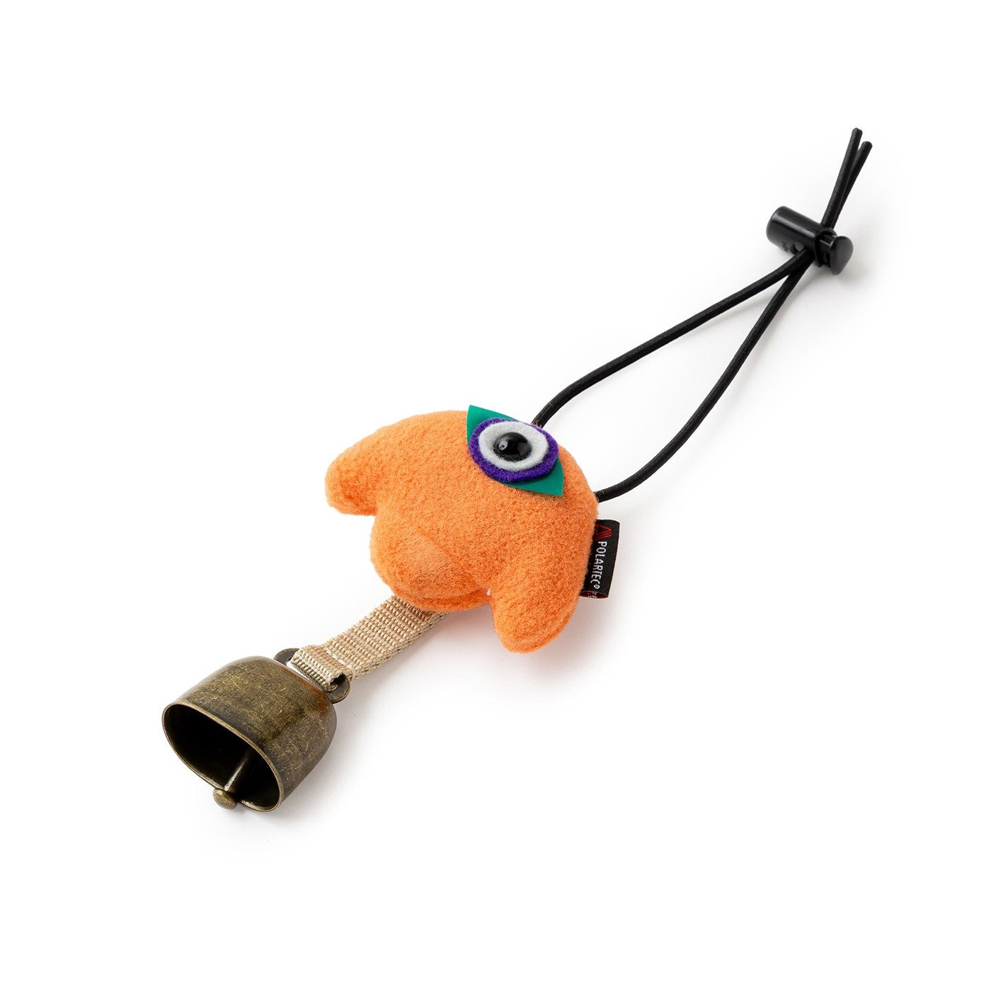 【narifuri × WONDER WORKS】消音できる熊鈴 「鈴モン」＜ポーラ族＞（NFPI-03） narifuri WONDER WORKS 鈴モン 熊鈴 キーホルダー サイクルアクセサリー リフレクターモンスターズ POLARTEC フリース