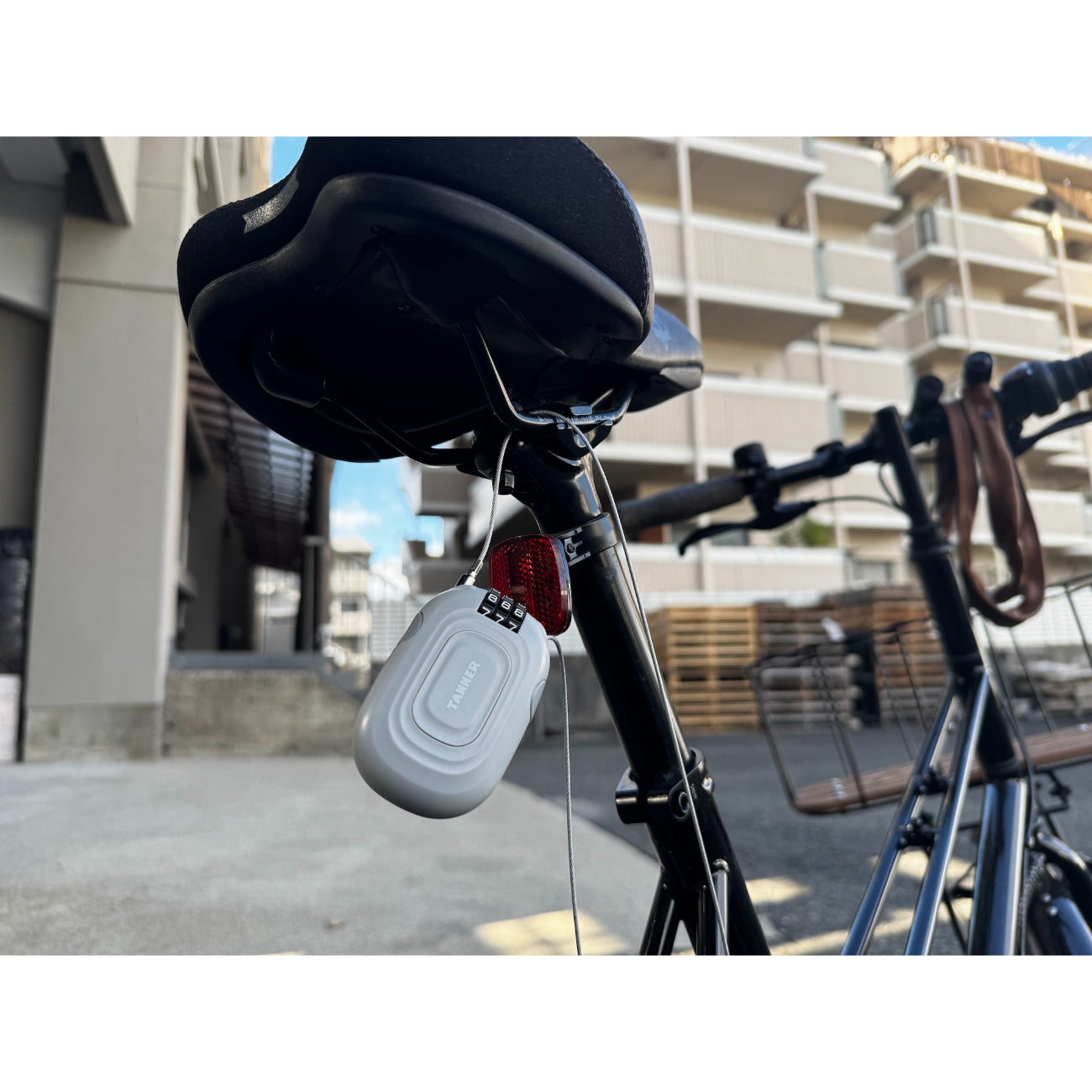 TANNER WIRED LOCK TANNER ワイヤーロック proloop 自転車ロック サブロック コンパクト ヘルメットロック 自転車 電動アシスト バッテリー盗難対策 自転車用ワイヤーロック 軽量ロック ポータブル
