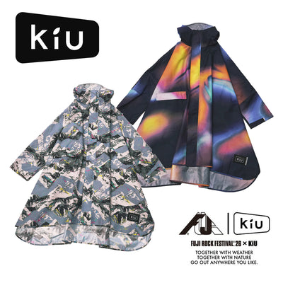 【FUJI ROCK FESTIVAL‘26 × KiU】スタンダードレインポンチョ K571