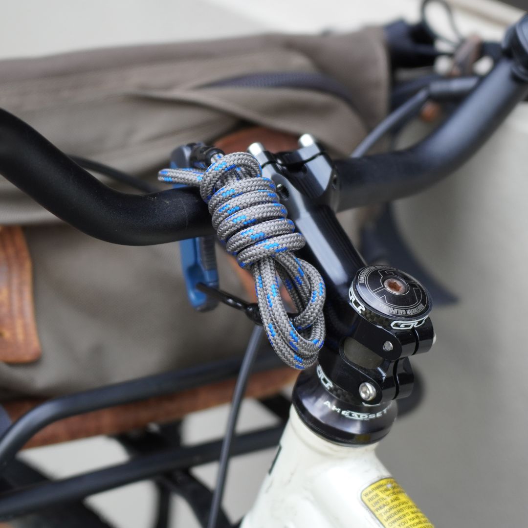 BUNA DOUBLE LOOP kuhaku ロック kuhaku BUNA 自転車 ワイヤーロック 軽量 自転車 ダイヤルロック コンパクト 自転車 ロープロック 自転車 盗難防止ロック 自転車 ダブルループロック