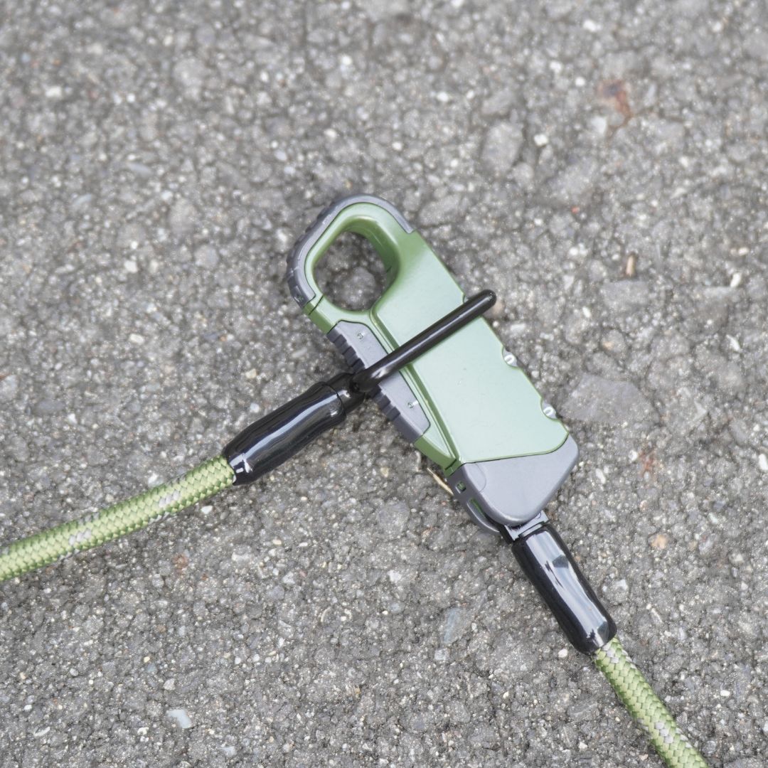 BUNA DOUBLE LOOP kuhaku ロック kuhaku BUNA 自転車 ワイヤーロック 軽量 自転車 ダイヤルロック コンパクト 自転車 ロープロック 自転車 盗難防止ロック 自転車 ダブルループロック