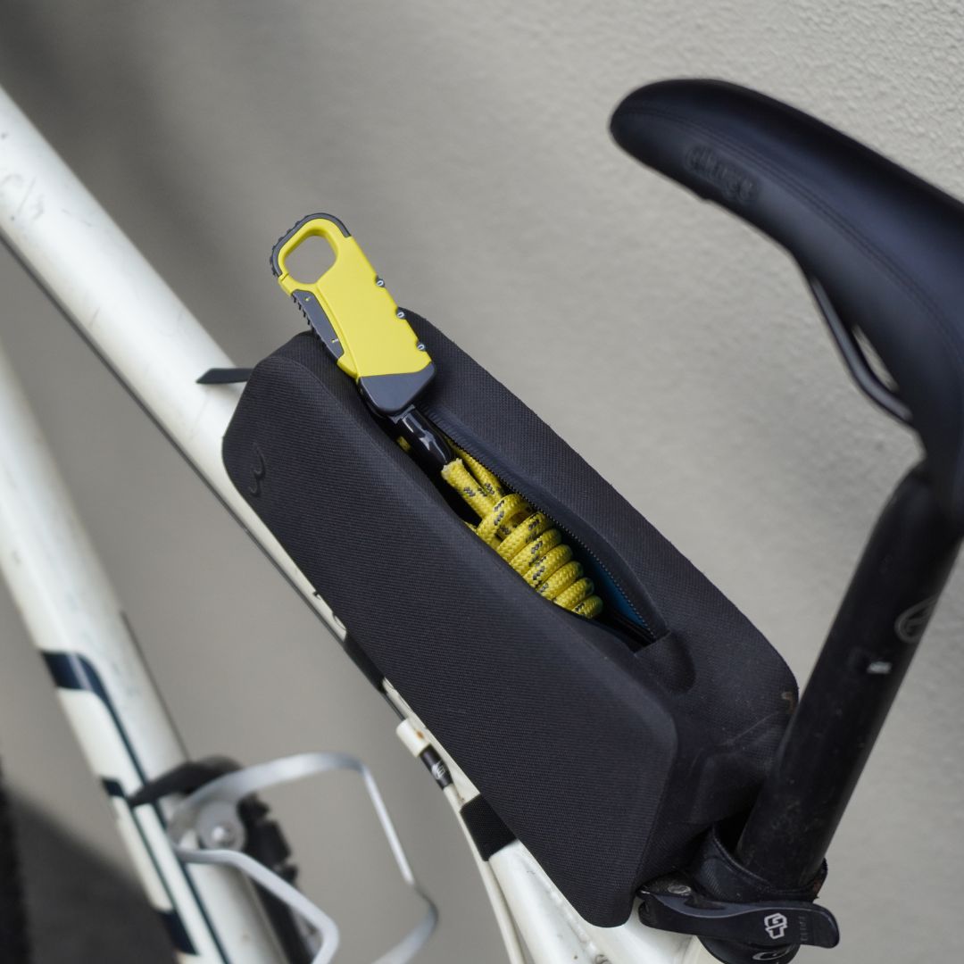 BUNA DOUBLE LOOP kuhaku ロック kuhaku BUNA 自転車 ワイヤーロック 軽量 自転車 ダイヤルロック コンパクト 自転車 ロープロック 自転車 盗難防止ロック 自転車 ダブルループロック