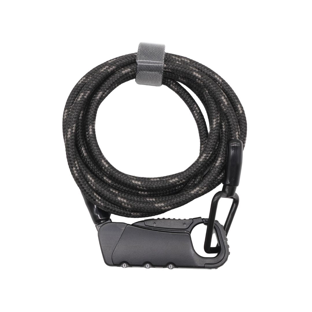 BUNA DOUBLE LOOP kuhaku ロック kuhaku BUNA 自転車 ワイヤーロック 軽量 自転車 ダイヤルロック コンパクト 自転車 ロープロック 自転車 盗難防止ロック 自転車 ダブルループロック