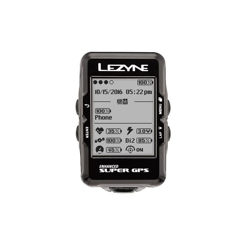 SUPER GPS LEZYNE GPSサイコン サイクルコンピューター ロードバイク用 ナビ機能付きサイクルコンピューター GPSサイコン 高精度 ブルベ用サイクルコンピューター ロングライド サイコン スマホ連動サイコン