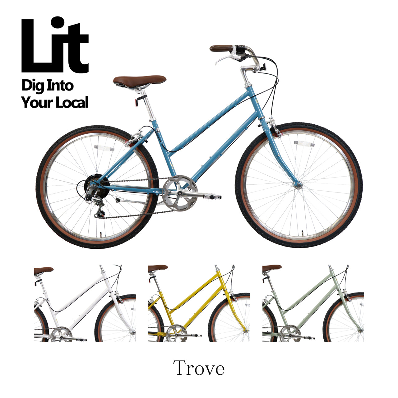 Lit Trove｜街をゆっくり楽しむための一台 26インチ セミブロック
