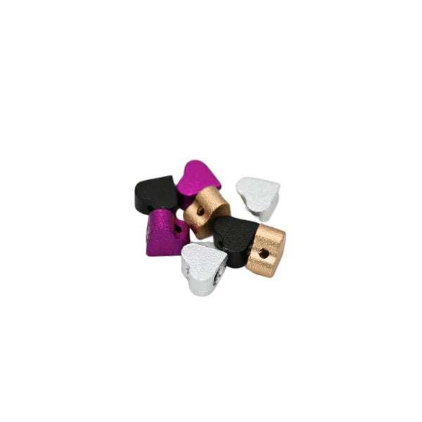 TRNK CABLE END HEART ハート型アルミケーブルエンドキャップ 2個セット