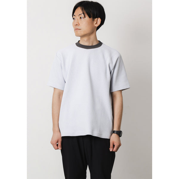 マルチワッフルクルーネックTシャツ（NF1174）