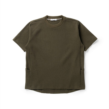 マルチワッフルクルーネックTシャツ（NF1174）